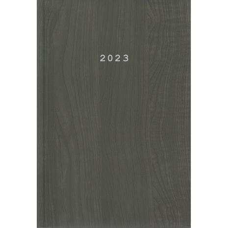 Ημερολόγιο ημερήσιο Next Wood δετό 14x21cm 2023 καφέ